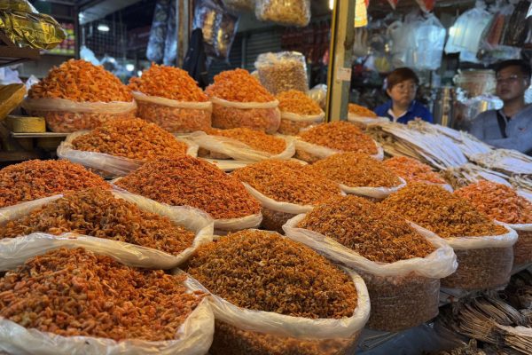 Dried fish, Orussey Market, Phenom Penh, Cambodia, 2025.